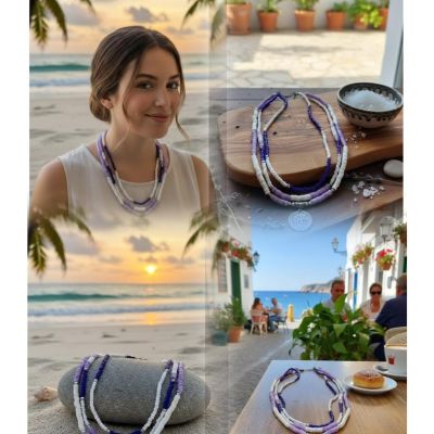 A Lavender sunset Necklace