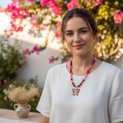 Bloom Butterfly Necklace