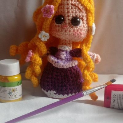 عروسه الاميره روبانزل 