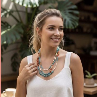 قلاده النسيم الذهبي