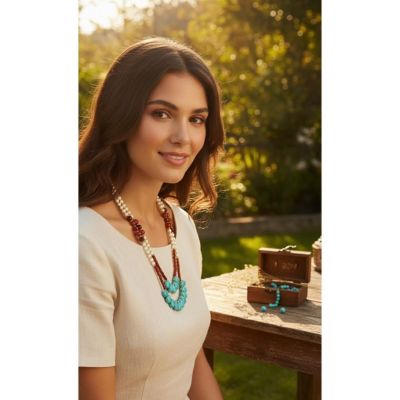 قلاده نسمات الفيروز 