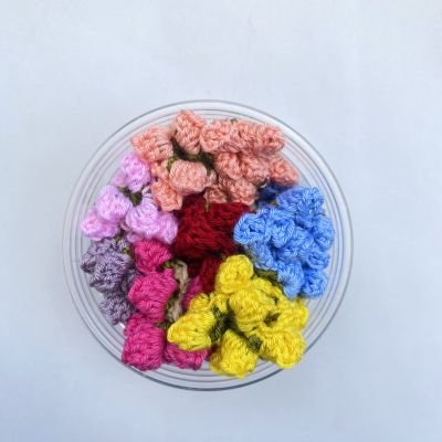 Crochet Flower bouquet coasters