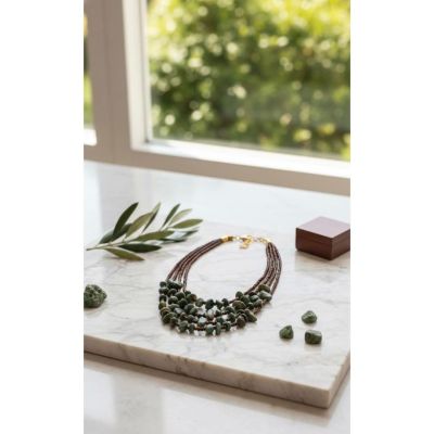 Enchanted forest necklace