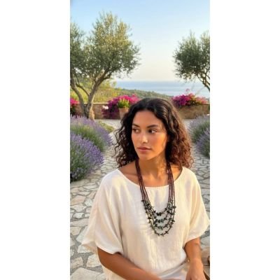 Enchanted forest necklace