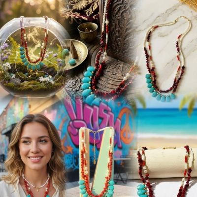 Turquoise breeze necklace