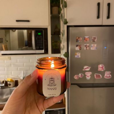 Dark brown candle 80gm