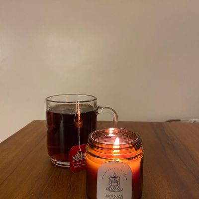 Dark brown candle 80gm