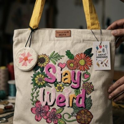 توت باج من القماش