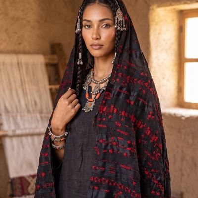 Siwa traditional bride shawl
