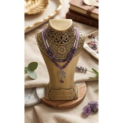 Violet spirit necklace