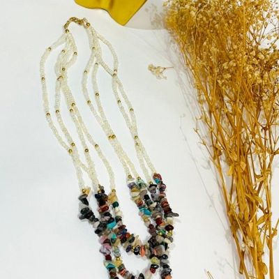 Rustic charm necklace 