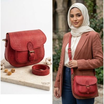 شنطة كروس جلد طبيعي 