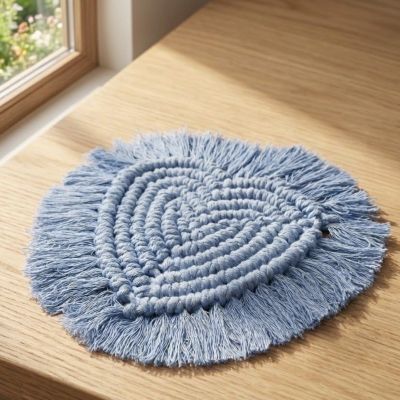 Macrame coaster 