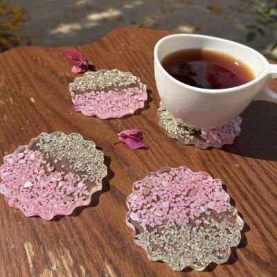 Resin coaster