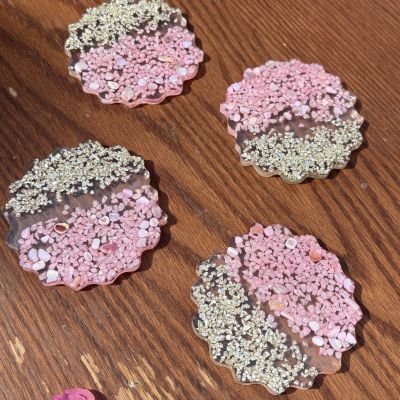 Resin coaster