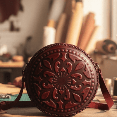 Shoulder circle bag 