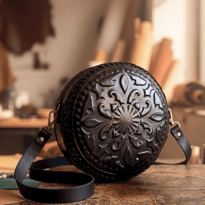 Shoulder circle bag 