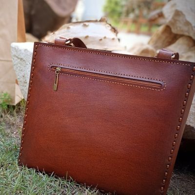 Handmade genuine leather bag 