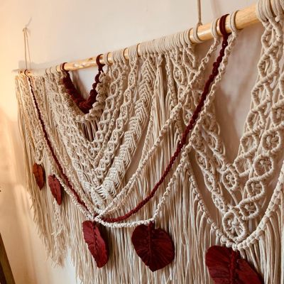 Macrame mural