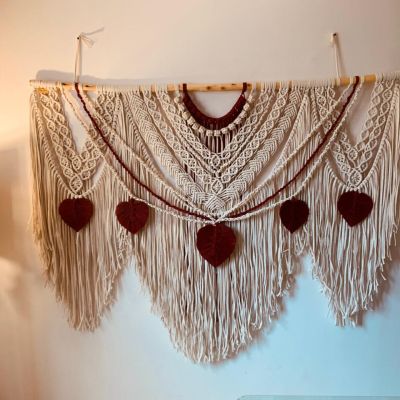 Macrame mural