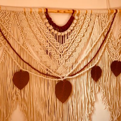 Macrame mural