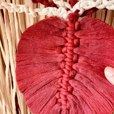 Macrame mural