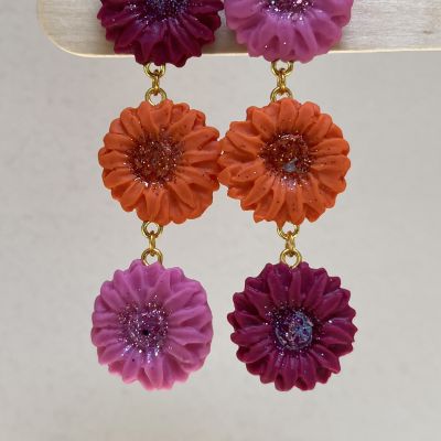 حلق زهورات 🌸