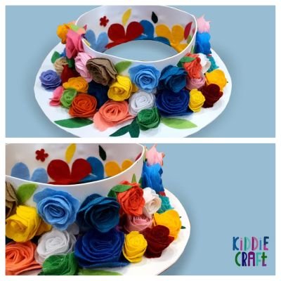 القبعات الظريفة - ورود