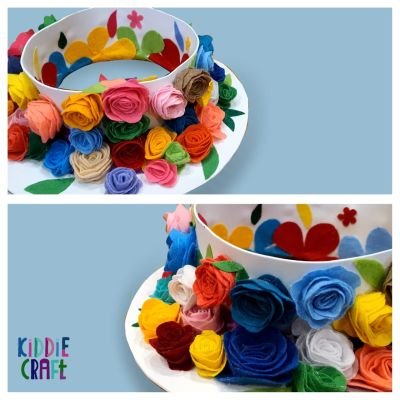 القبعات الظريفة - ورود