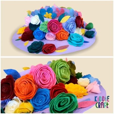 القبعات الظريفة - ورود