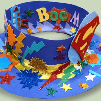 القبعات الظريفة(سوبر مان)