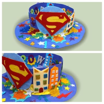 القبعات الظريفة(سوبر مان)