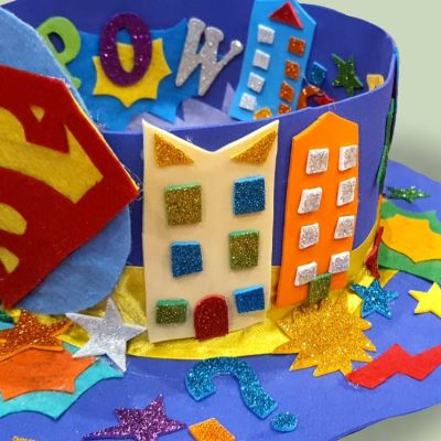 القبعات الظريفة(سوبر مان)