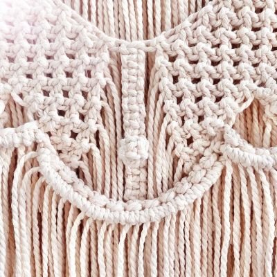 جدارية حائط من المكرمية