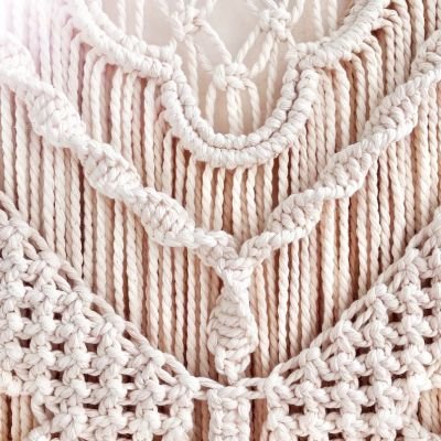 جدارية حائط من المكرمية