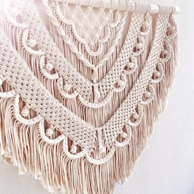 جدارية حائط من المكرمية