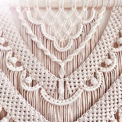 جدارية حائط من المكرمية