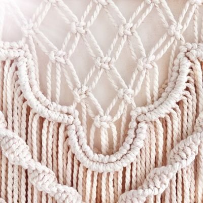 جدارية حائط من المكرمية