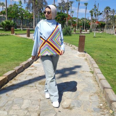 شنطه كروشيه جراني 