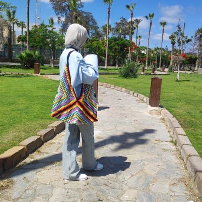 شنطه كروشيه جراني 