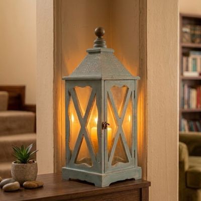 Wooden Decorative Lantern