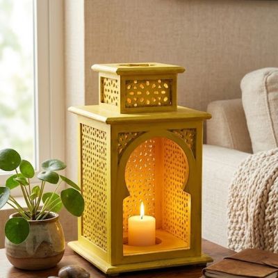  &rlm;Wooden Decorative Lantern