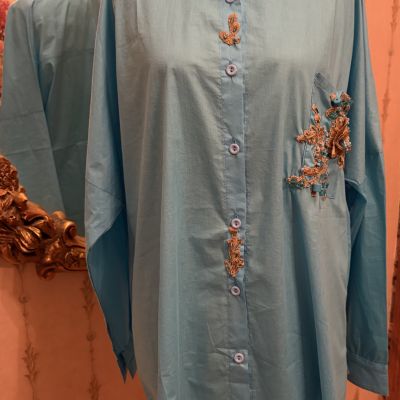 قميص تركواز 