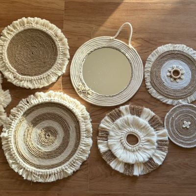 Bohemian set with mirror