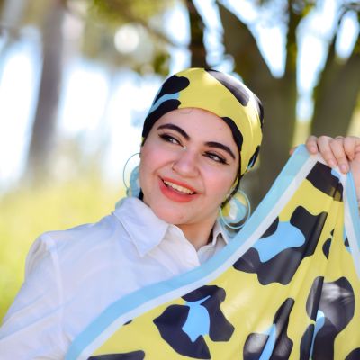 جاكوار اصفر 💛 شيفون