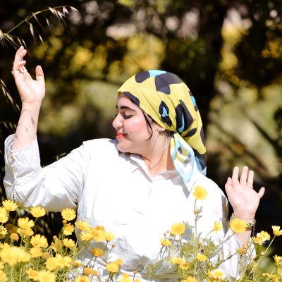 جاكوار اصفر 💛 شيفون