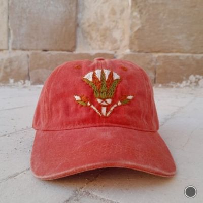 كاب قطن جينز تطريز فرعونى يدوى