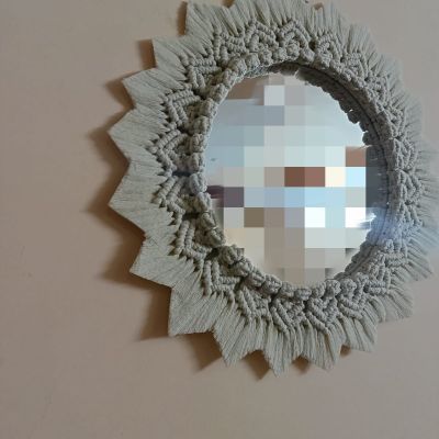 Macrame mirrors