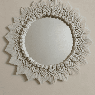 Macrame mirrors