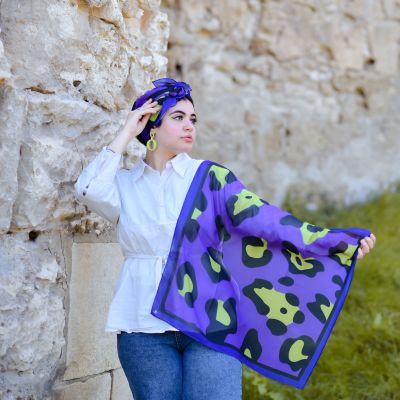 Jaguar purple 💜 chiffon 